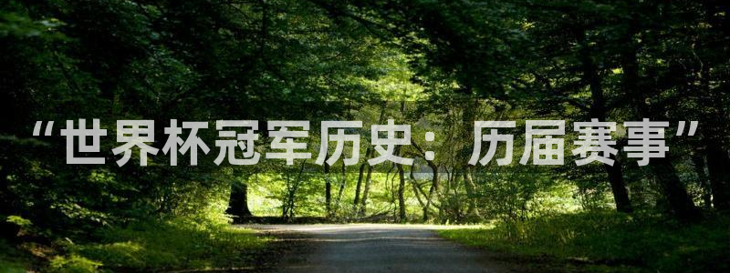 2026男足世界杯赛程：“世界杯冠军历史：历届赛事”