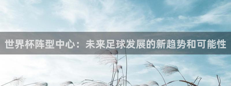 英格兰联赛杯直播：世界杯阵型中心：未来足球发展的新趋势和可能性